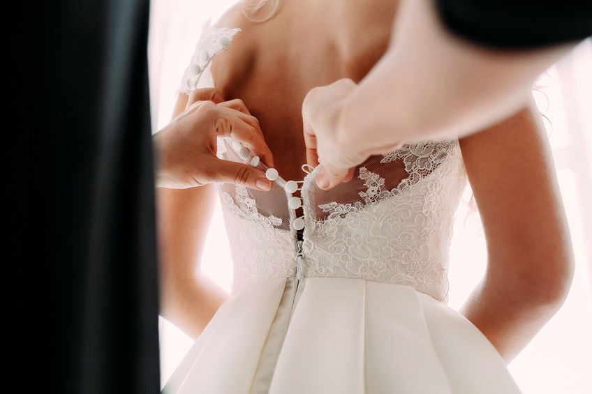 Common Wedding Dress Stains and How to Prevent Them