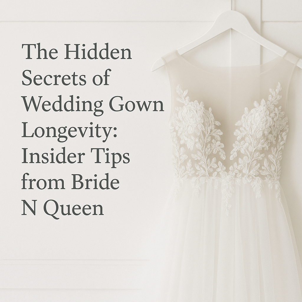 The Hidden Secrets of Wedding Gown Longevity: Insider Tips from Bride N Queen