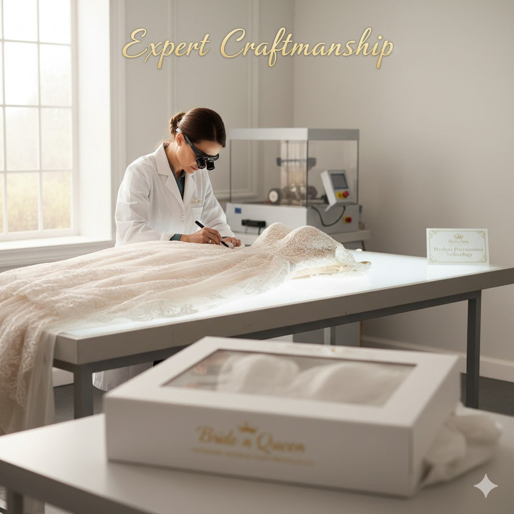 When and How to Clean and Preserve Your Wedding Dress After the Big Day