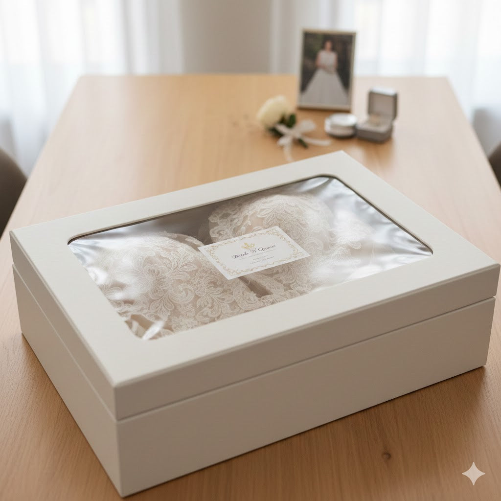 
          
            Preserving the Magic: The Ultimate Guide to Wedding Dress Cleaning and Preservation
          
        