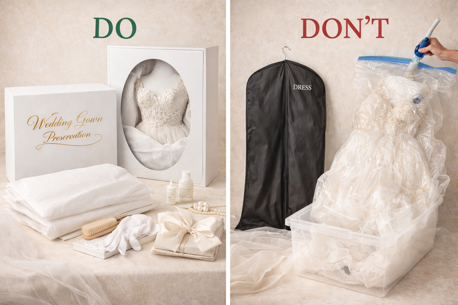 How to Store a Wedding Dress the Right Way: Avoid These Costly Preservation Mistakes