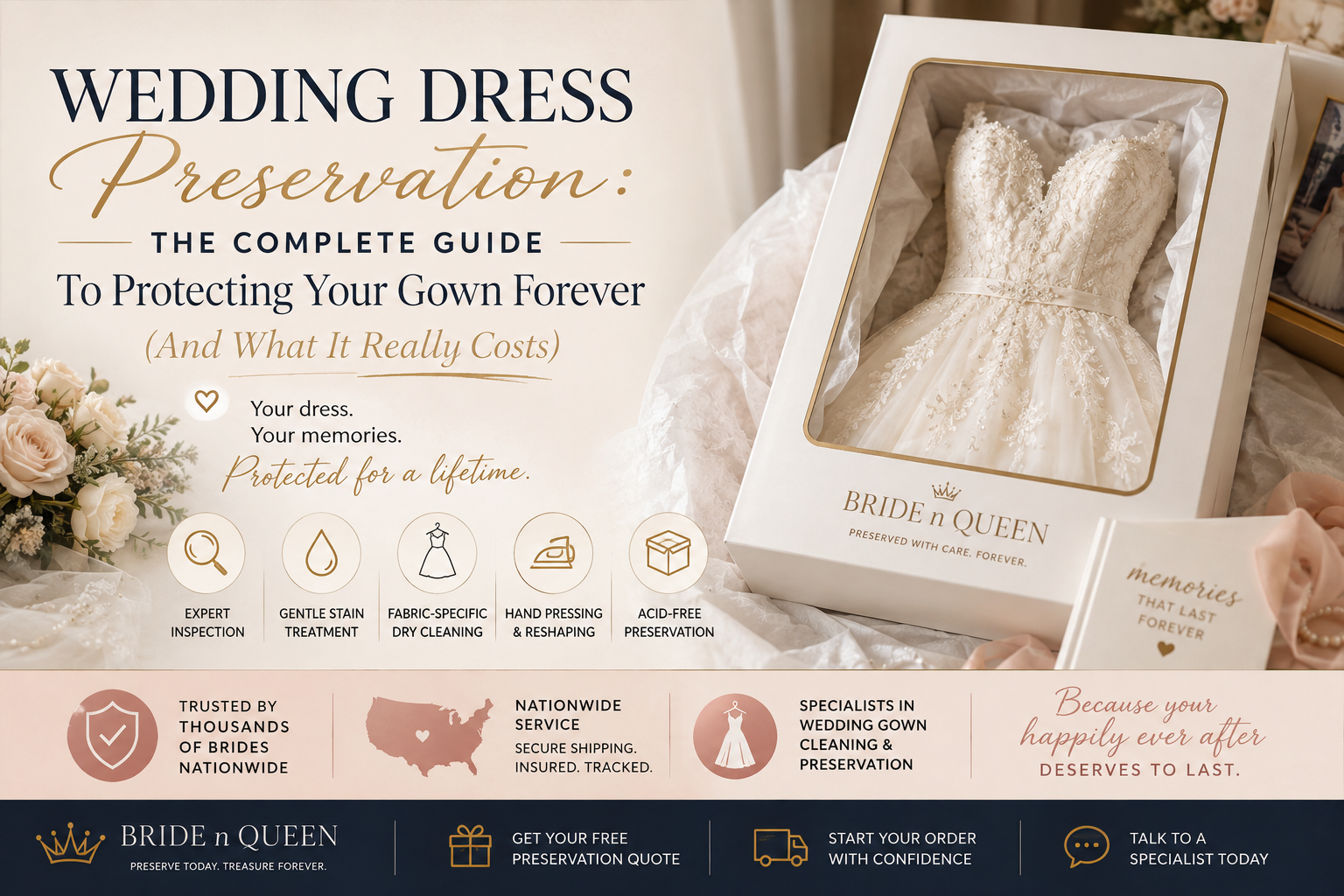 Wedding Dress Preservation: The Complete Guide to Protecting Your Gown Forever (And What It Really Costs)