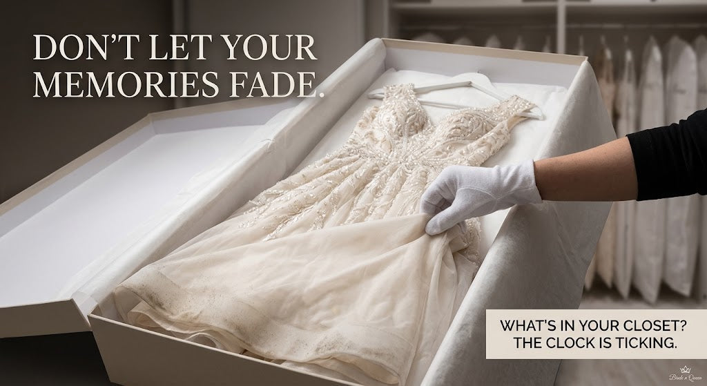 
          
            The Real Cost of Wedding Dress Cleaning & Preservation in 2026 (What No One Tells You Before It's Too Late)
          
        