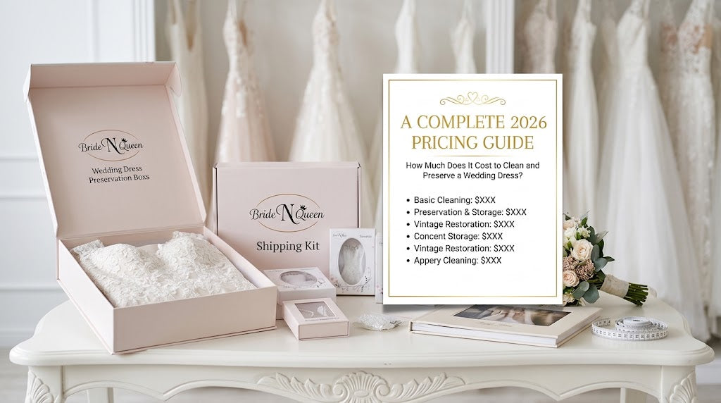 How Much Does It Cost to Clean and Preserve a Wedding Dress? A Complete 2026 Pricing Guide