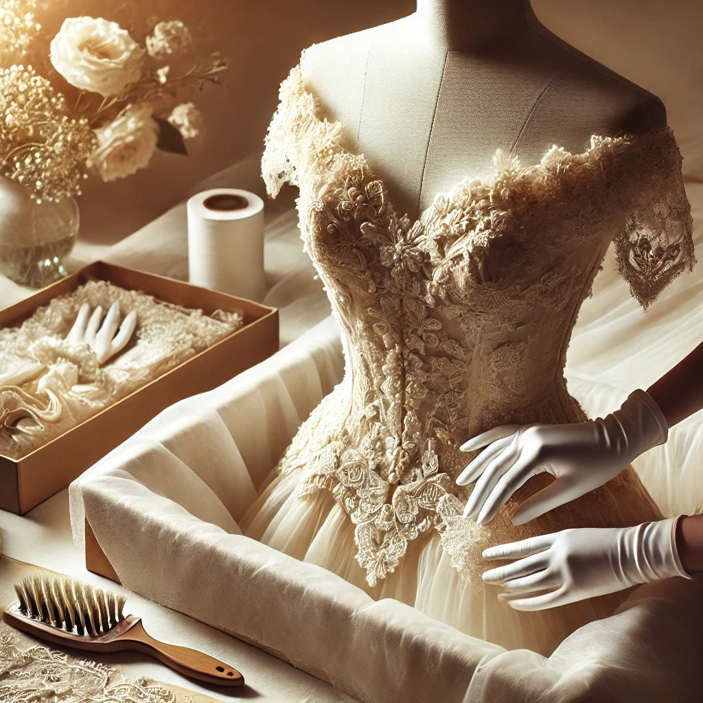 
          
            Heirloom Wedding Dress Cleaning and Preservation: Safeguarding Memories for Generations
          
        