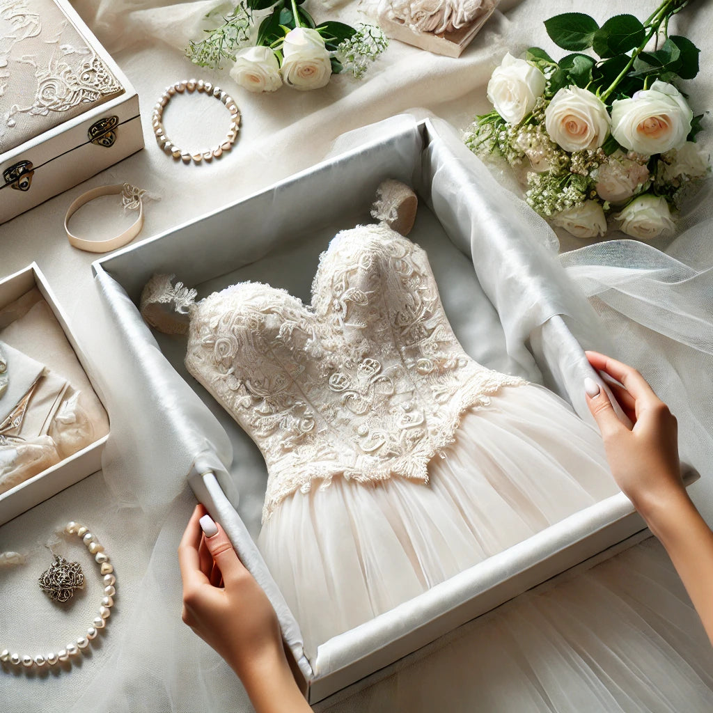 
          
            Understanding the Cost of Wedding Dress Cleaning and Wedding Dress Preservation
          
        