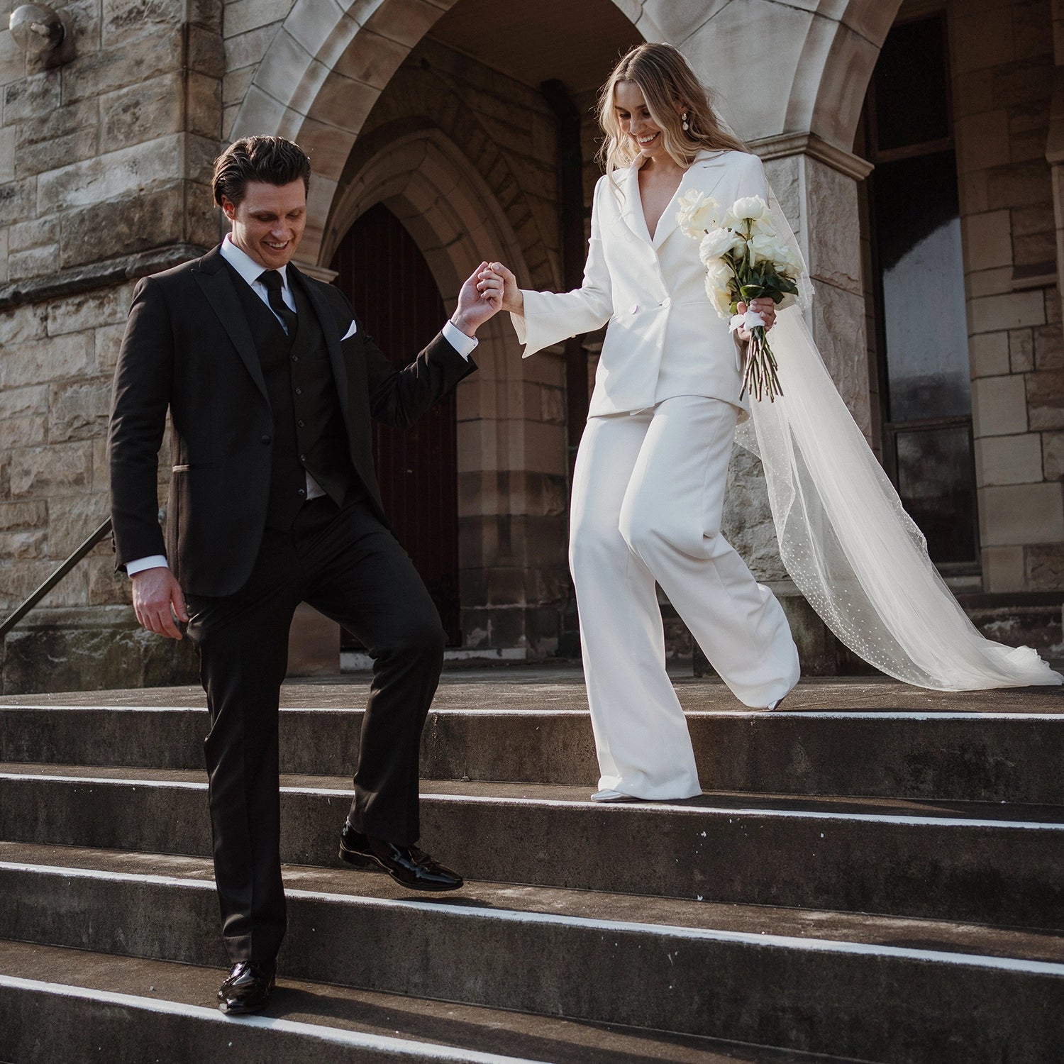 
          
            A Bride in Tuxedo
          
        