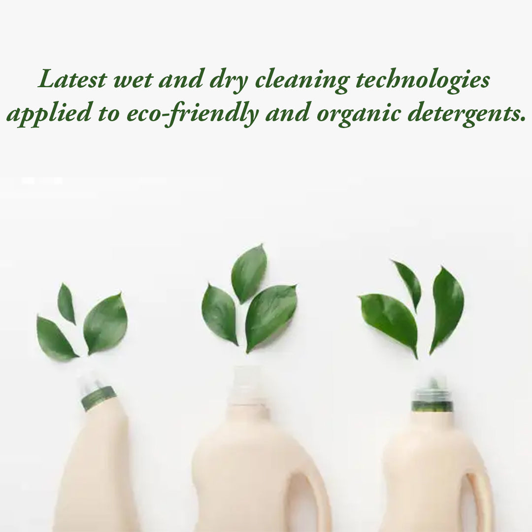 Biodegradable and safe wedding dress cleaning without harsh chemicals.